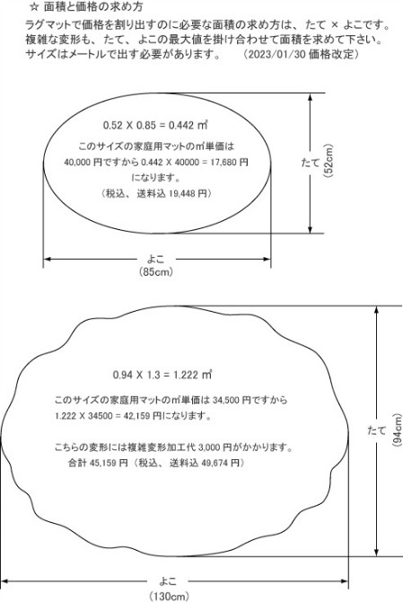 面積の求め方